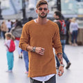 Langer Herrenpullover mit modernem Design – Max
