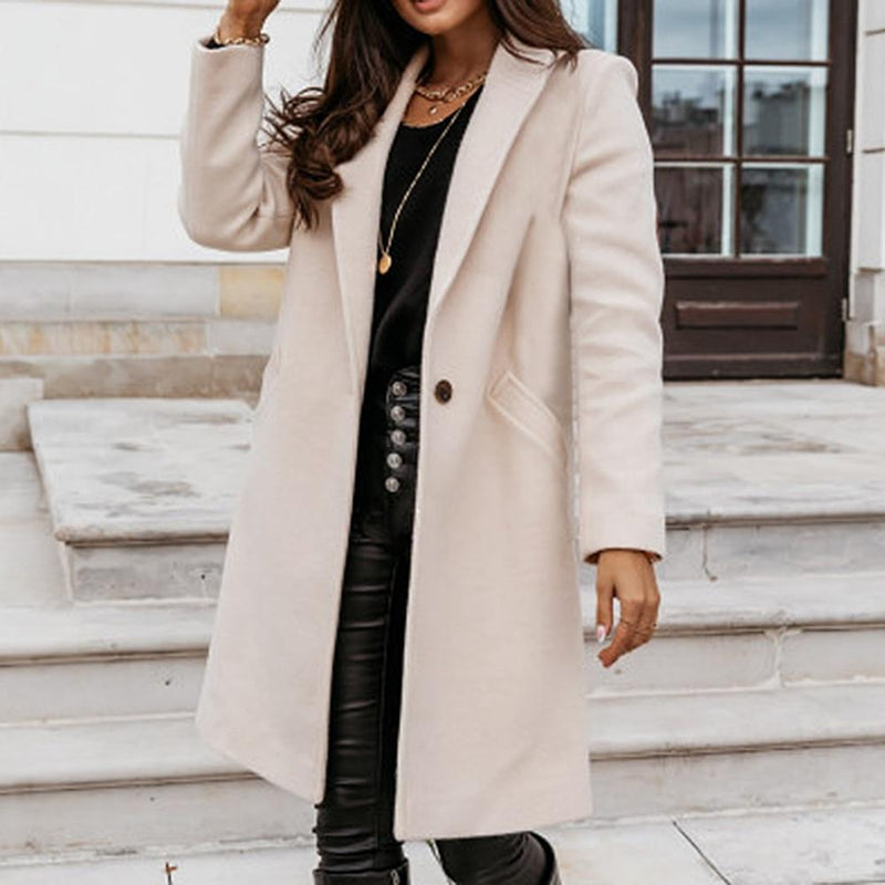 Langer Damenmantel für zeitlose Eleganz – Victoria