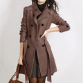 Damenjacke mit Gürtel für eine elegante Silhouette – Marie