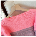 Übergrößen Patchwork Pullover für Damen – Annika
