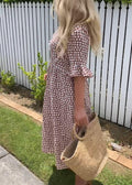 Punkte Sommerkleid Damen locker luftig – Tanja