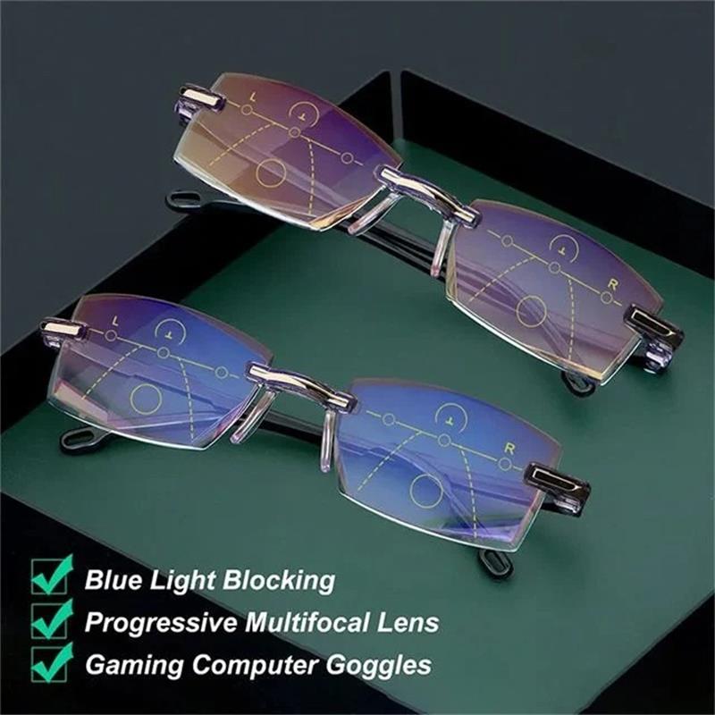 VisionGuard Brille mit Blaulichtfilter und multifokalen Gläsern