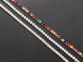 Glitzerndes Tennis-Halsband aus Edelstahl mit Zirkonia – Lena