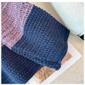 Übergrößen Patchwork Pullover für Damen – Annika