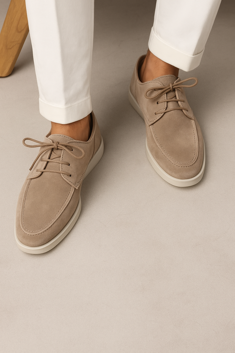 Herren Leder Loafers Elegant mit Schnürung Komfortabel - Milan