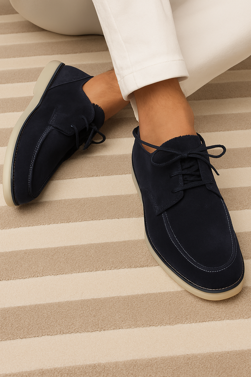 Herren Leder Loafers Elegant mit Schnürung Komfortabel - Milan