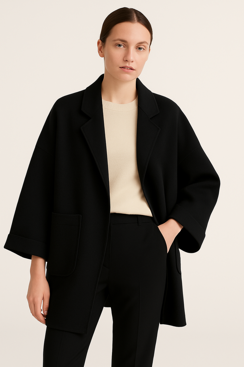 Oversized Trenchcoat aus Wollmix – Stilvoll & Bequem – Liselotte