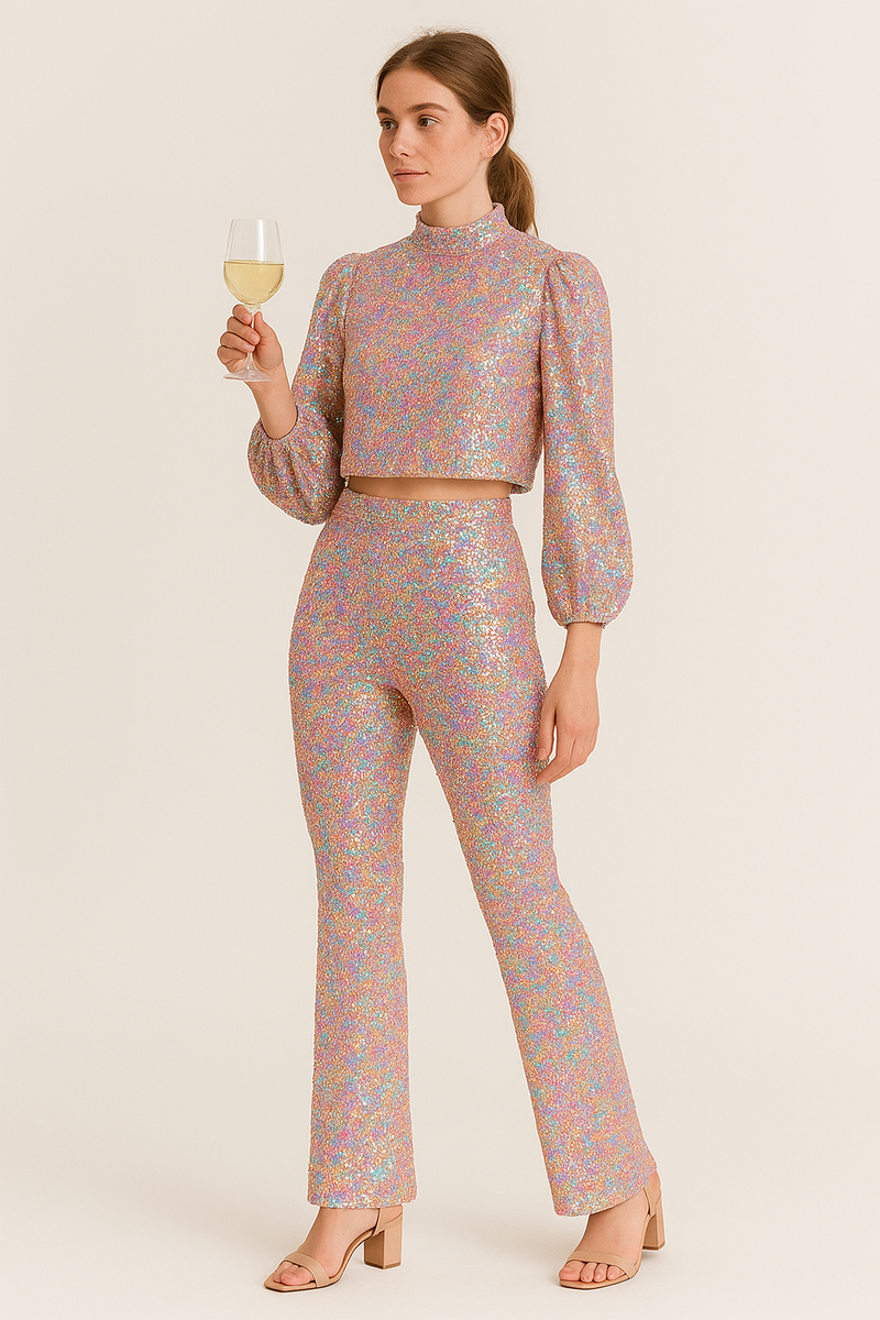 Glitzerndes Party Outfit mit Pailletten – Sophia