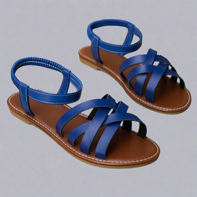 Leichte Damen Sandalen mit elastischem Riemen für Sommer – Veloria