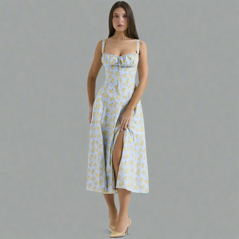 Elegantes Bustierkleid mit Taillenschnitt für Damen – Sophie