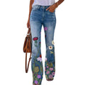Flared Jeans mit 4 Knöpfen für Damen – Emilia