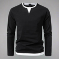 Minimalistischer Langarm-Pullover für eleganten Alltag – Edmund