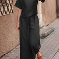 Einfarbiges Damen Shirt gewebt locker – Mira