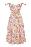 Geblümtes Midikleid aus Baumwolle für Damen – Freya