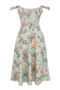 Geblümtes Midikleid aus Baumwolle für Damen – Freya