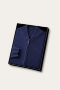 Herren Kaschmir-Pullover mit Stehkragen warm und weich – Matteo