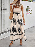 Boho Maxikleid mit Muster für Damen – Elina