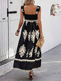 Boho Maxikleid mit Muster für Damen – Elina