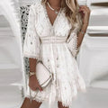 Boho Kleid mit Spitze & luftiger Passform – Eliana