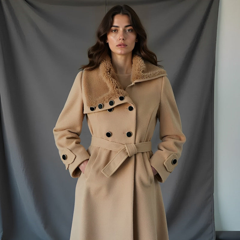 Eleganter Damen Wintermantel mit klassischem Schnitt – Veloura