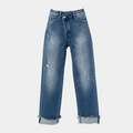 High-Waist Damen-Jeans mit entspannter Passform – Nadine