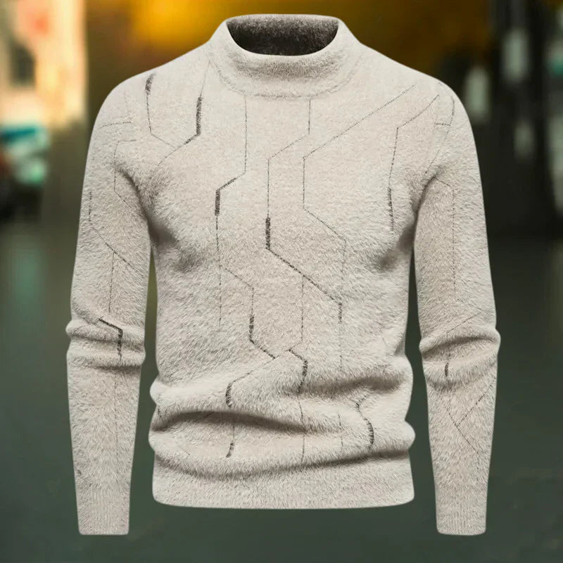 Herren Strickpullover aus Baumwolle für Winter – Ackim