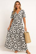 Blumenkleid Damen Sommer Lässig Elegant Leicht – Rayna