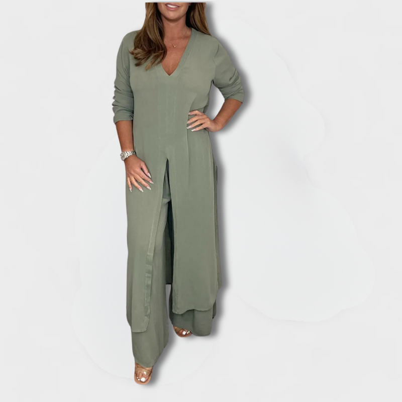 Zweiteiliges Damen Set Frühling Elegant Outfit – Melenya