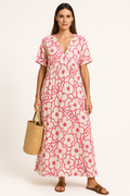 Blumenkleid Damen Sommer Lässig Elegant Leicht – Rayna