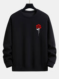 Damen Sweatshirt mit Rosenmuster und Komfort – Emma