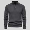 Herren Strickpullover Winter Warm Elegant mit Reißverschluss – Casper