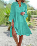 Boho Midi Kleid mit Muster für Damen – Elina