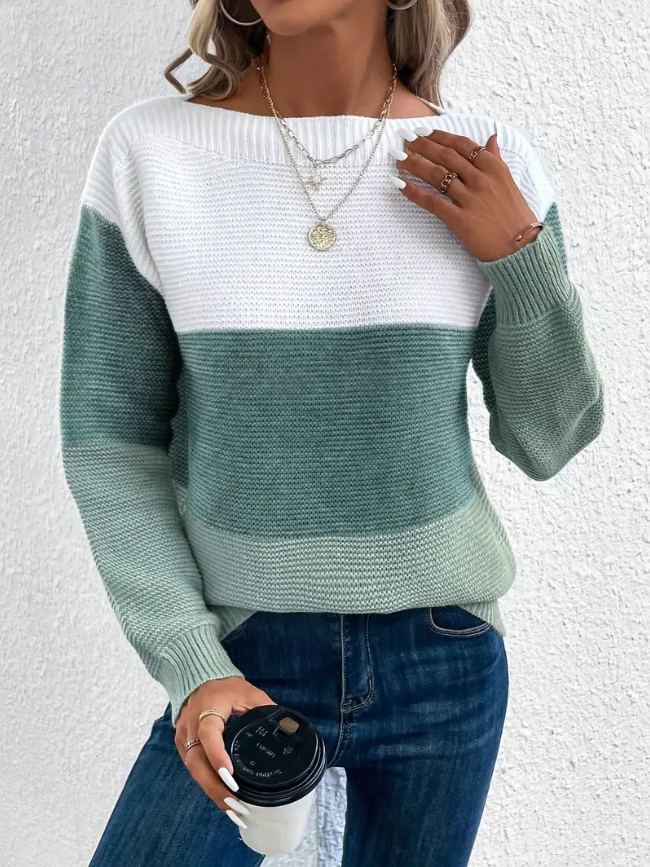 Eleganter Damenpullover mit lässiger Passform und Stil – Blanda
