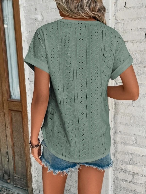 Damen Hemd Baumwolle Elegant Zeitlos Bequem – Irmgard