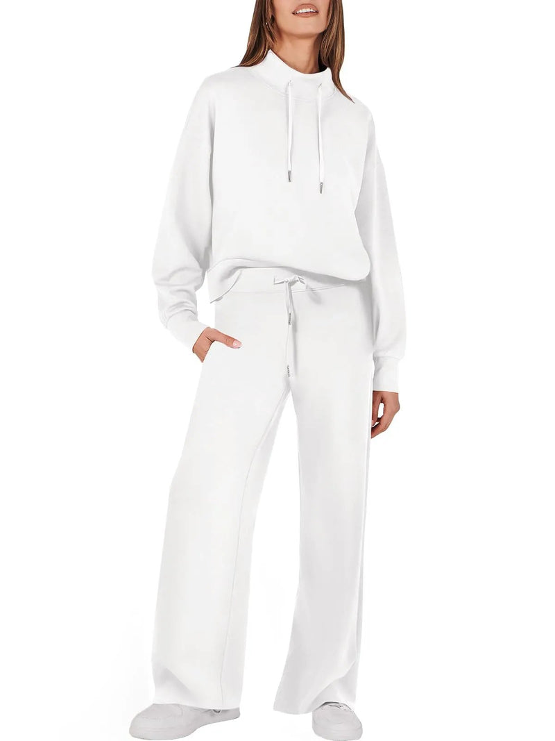 Modisches 2-teiliges Damen-Set mit Sweatshirt & Hose – UrbanEase