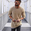 Langer Herrenpullover mit modernem Design – Max