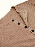 Henley Shirt Herren Kurzarm Elegant Bequem – Silvano