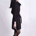 Damenjacke mit Gürtel für eine elegante Silhouette – Marie
