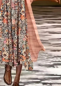 Boho Kleid Damen zweiteilig mit Blumenmuster – Elina