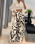 Lässige Damenhose mit trendigem Print-Design – Lea