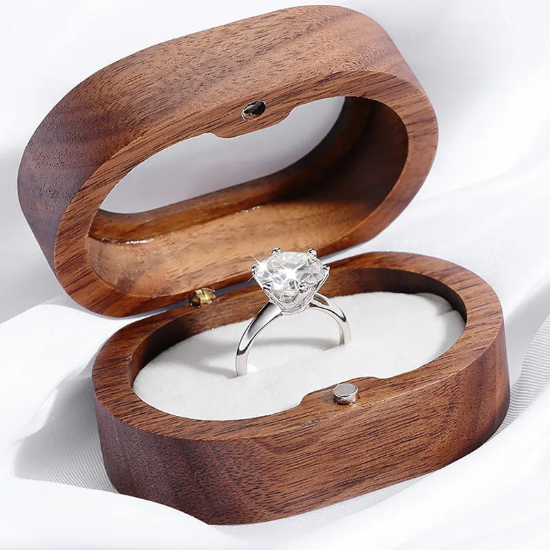 Verlobungsring 925 Silber mit Moissanit VVS1 Diamant – Sophie