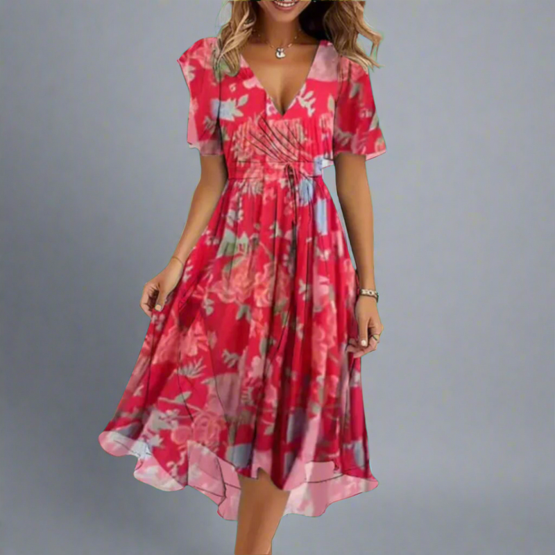 Elegantes Sommerkleid für Damen aus leichtem Stoff – Mia