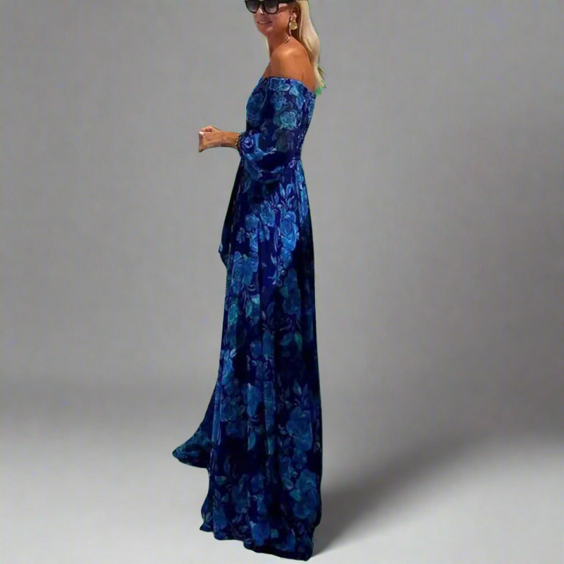 Florales Boho-Maxikleid für Damen – Sofia