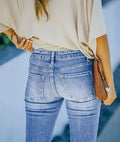 Elastische High-Waist Skinny-Jeans mit Po-Lift – Sofia