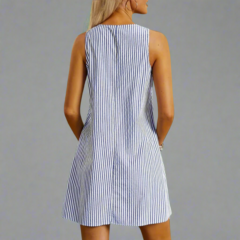 Sommerliches Alltagskleid für Damen mit Taschen – Elena