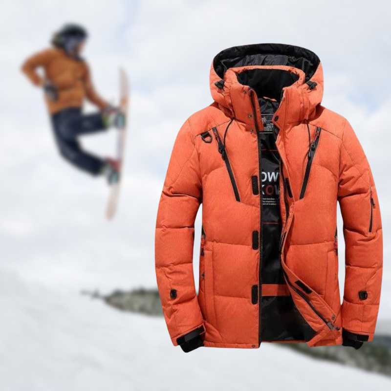 Herren-Winterparka mit Isolierung für Outdoor-Abenteuer – Lukas