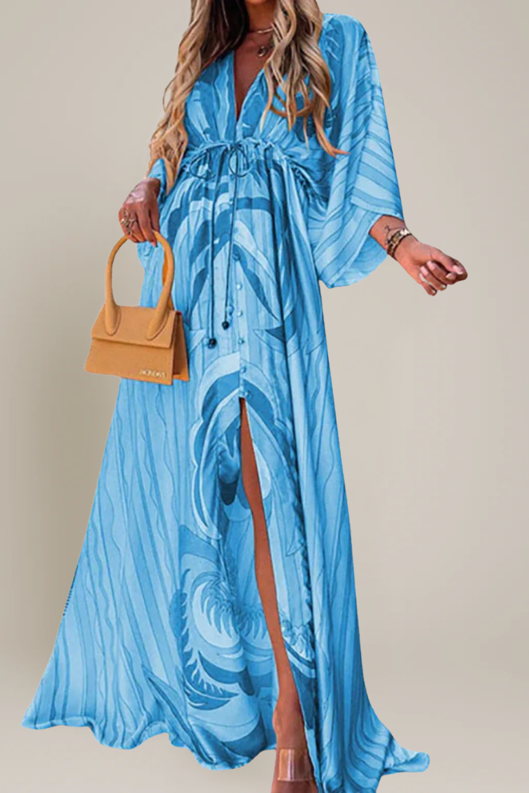 Sommer Strandkleid Damen leicht fließend elegant – Marilou