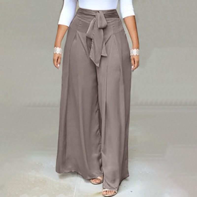 Elegante Palazzo-Hose mit hoher Taille für Damen – Vivienne