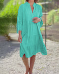 Boho Midi Kleid mit Muster für Damen – Elina