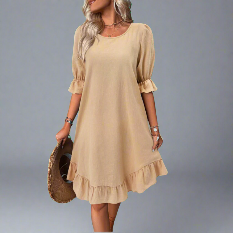 Elegantes Maxikleid für Damen aus leichtem Stoff – Luisa